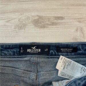 Hollister Denim Skirt Size 5 (w27)